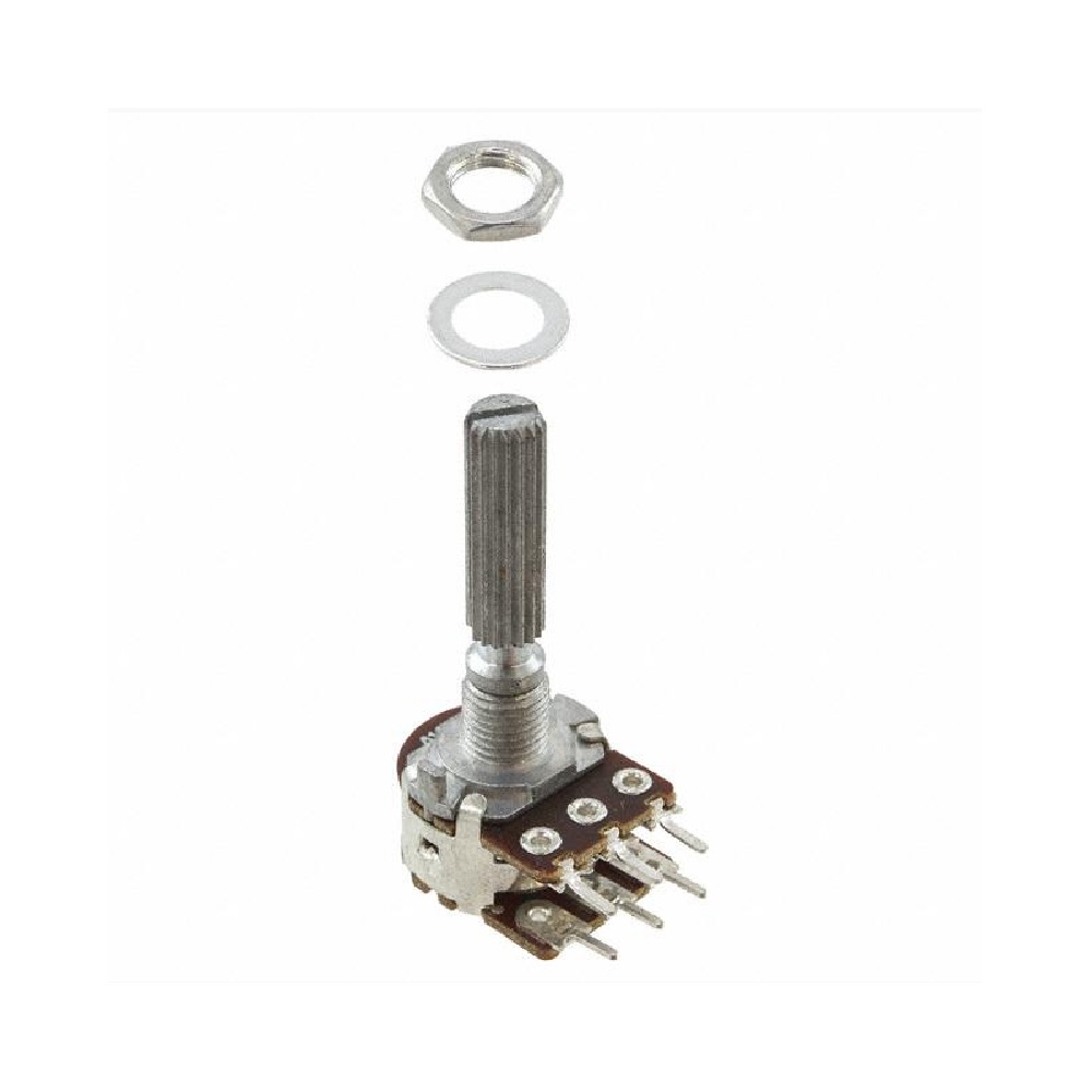 Potentiomètre Double de 50k Ohm Logarithmique 0.06W
