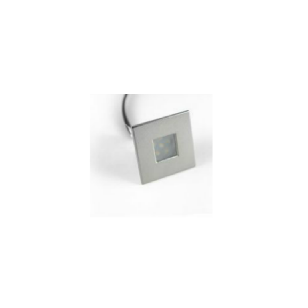 In-ground DEL 12V 1W 3000K Plastic Square
