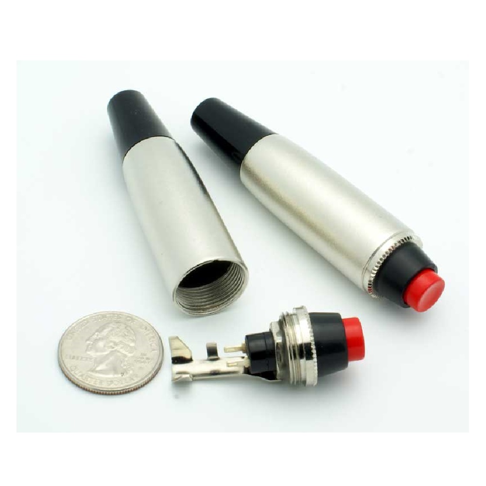 SPST Hand Held Push Button Switch N.O. 3A 125V Electronics KGE