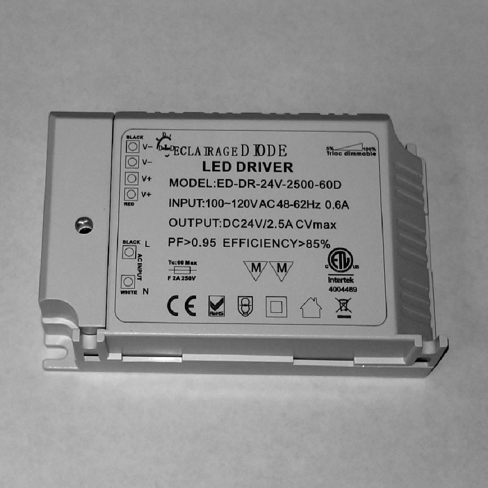 Transformateur Dimmable 24VDC 2A 48W