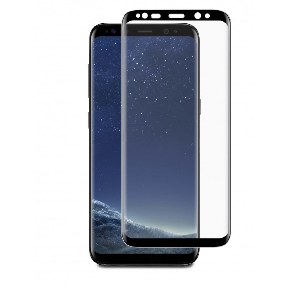 3D Curved Glass Case Friendly GS8+ Black