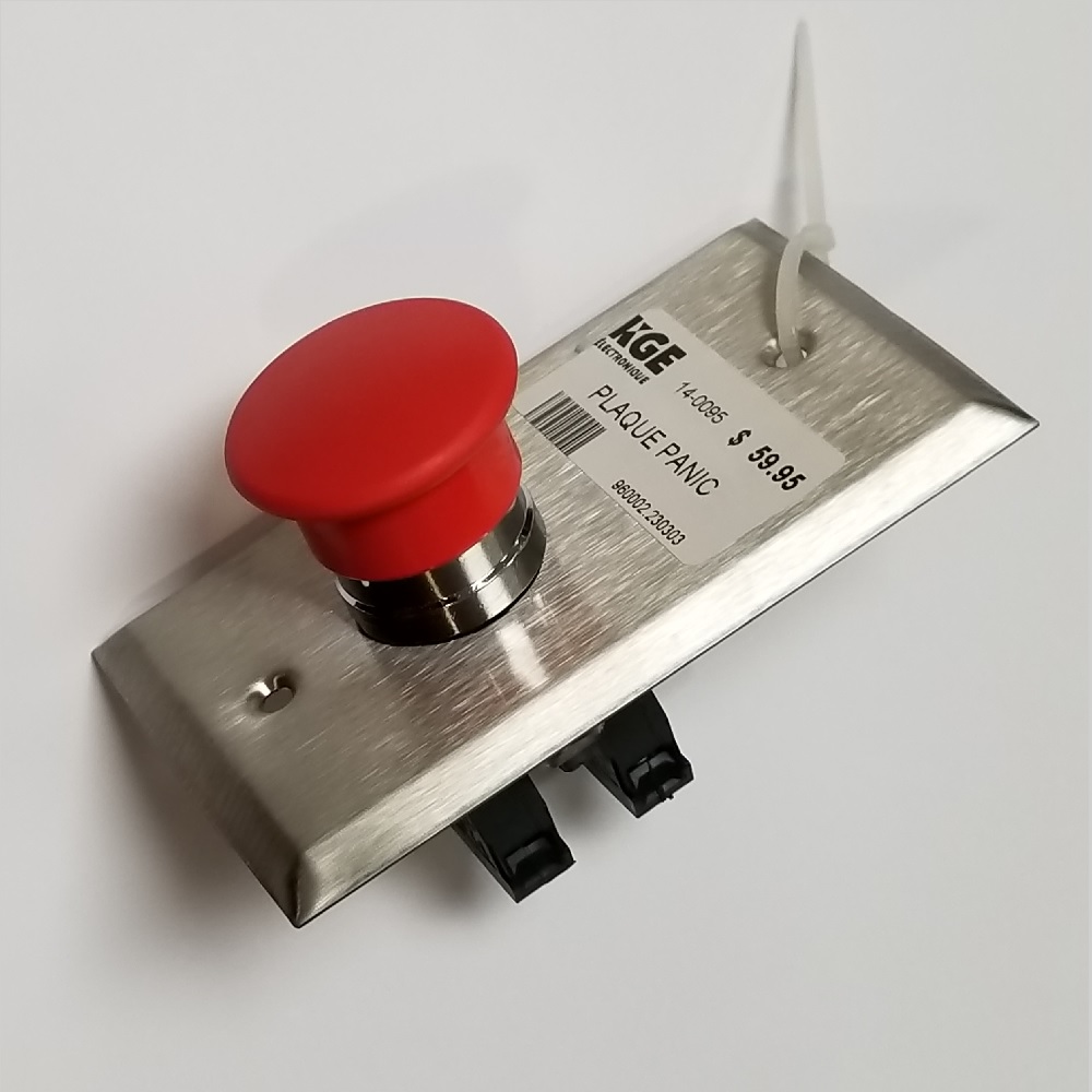 Wall Plate with Panic Switch 1-1/4