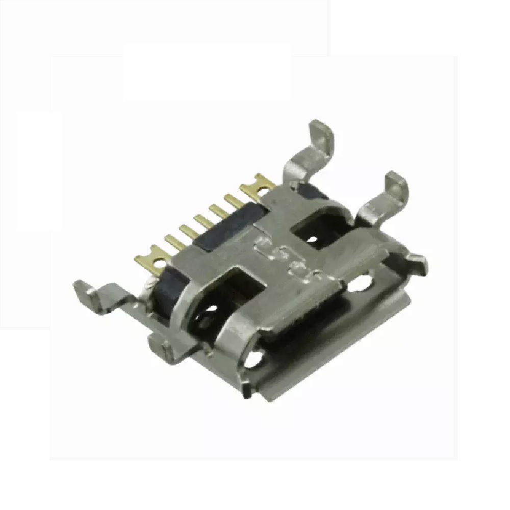 Micro B USB 2.0 Receptacle Board Edge, SMT; Through Hole, Right Angle