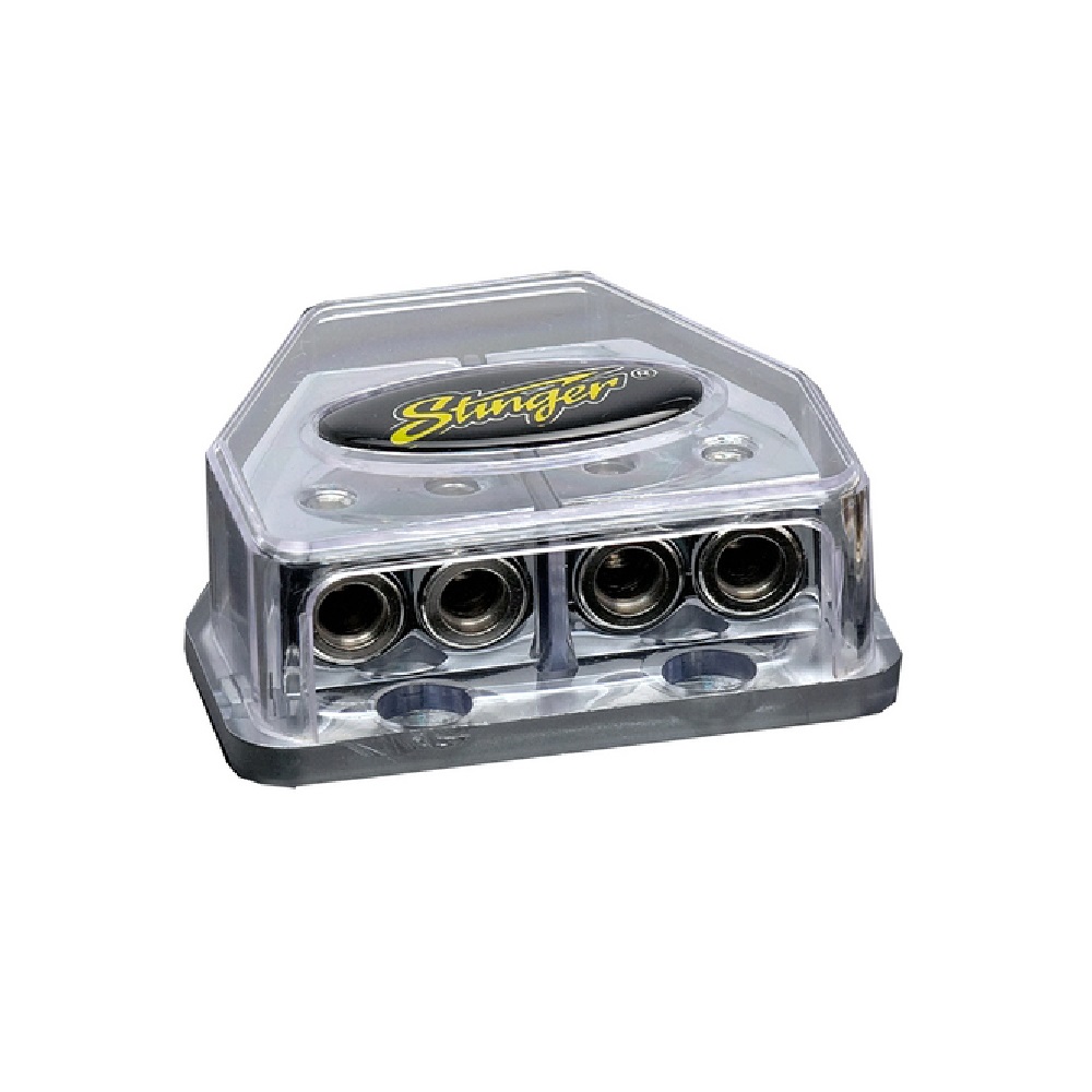 SPD570 - Stinger Pro Shoc-Krome Power and Ground Distribution Block - 2/4 Input 4/8 Output