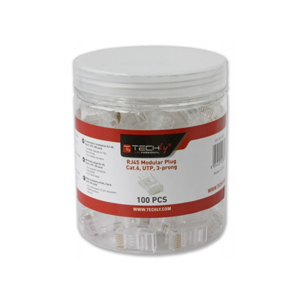 Prises Modulaires Cat6 - 15u, avec Insertion, Paquet de 100
