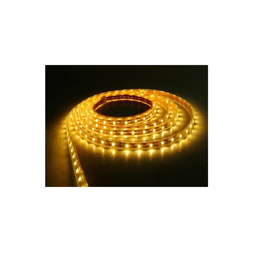 Bande de DEL 5050 3' IP68 12V - Jaune