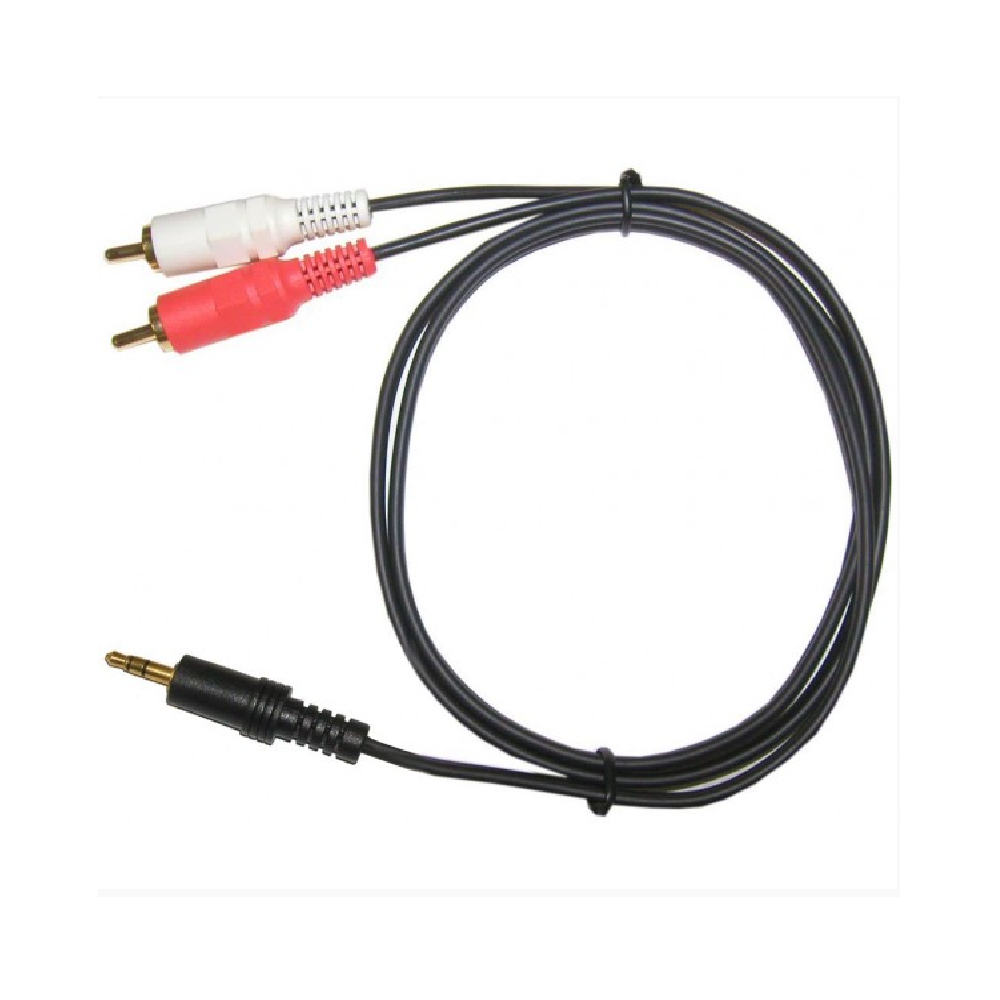 3.5mm Stereo to 2 RCA 12'