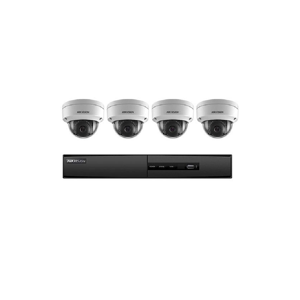 NVR 4Ch 5mp 1Tb avec 4 Caméras IP 2mp
