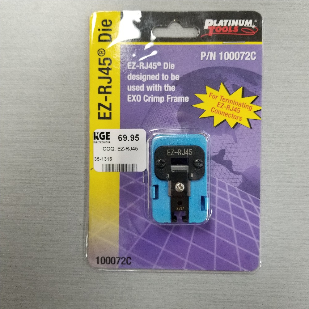 Matrice (Die) pour Pince EZ-RJ45 - 100072C