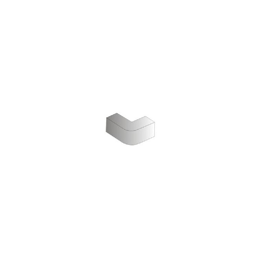 Cache Fil - Angle Externe 60x22mm - Blanc