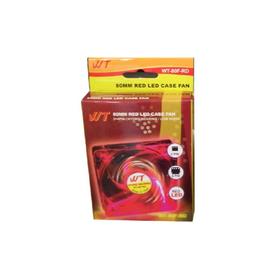 Ventilateur 80mm DEL Rouge 3+4 Broches