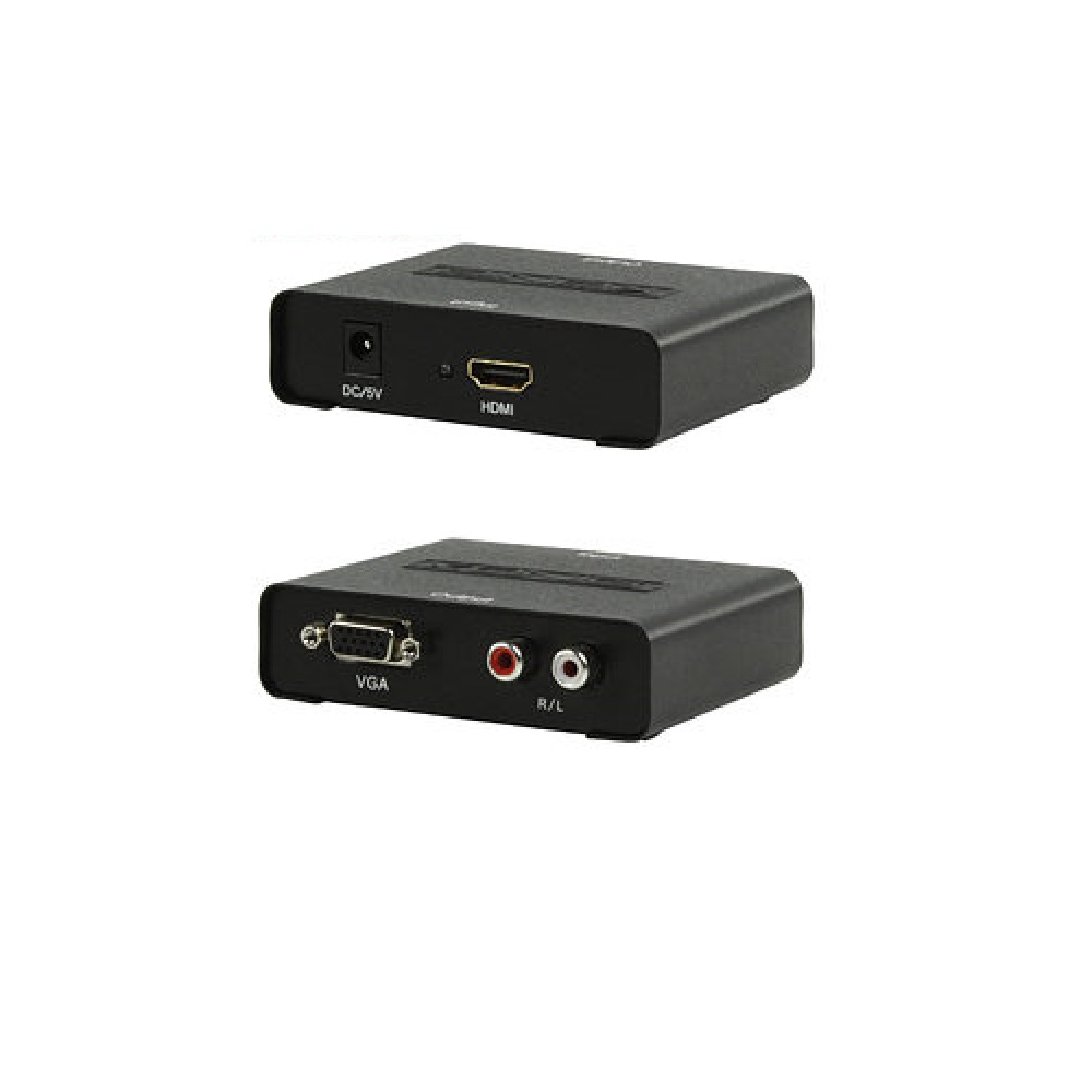 Convertisseur Vidéo avec Alimentation - HDMI à VGA avec l'Audio