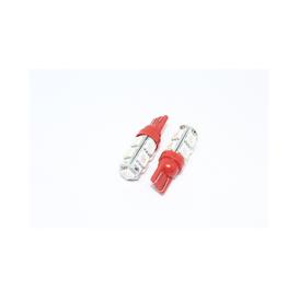 Paquet de 2 - 9 LED 12VDC Base 194 - Rouge