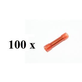 Paquet de 100 Connecteurs Manchons Évasés 22-16 Isolés Nylon BNY-1.25