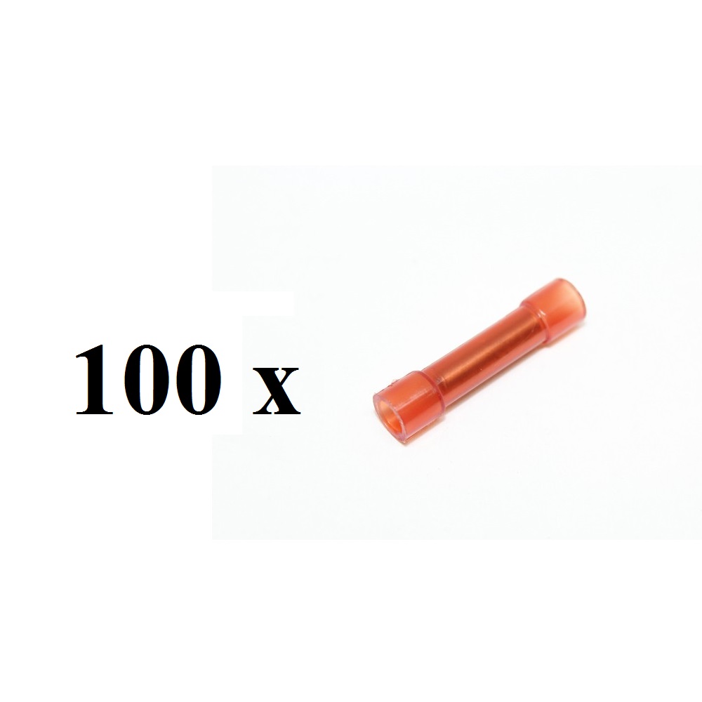 100-Pack Flared Butt Connectors 22-16 Insulated Nylon BNY-1.25