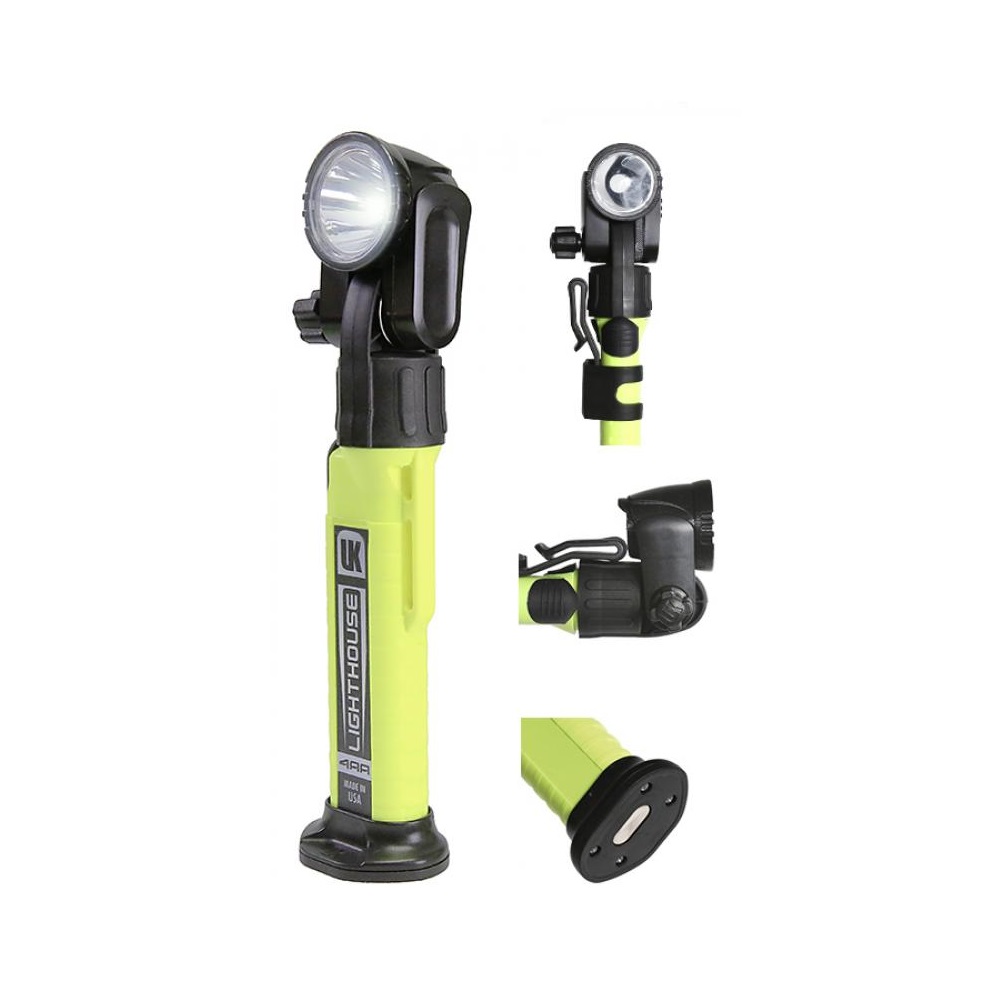 Lampe de Poche 4AA 130 Lumens Ajustable Faisceau Unique
