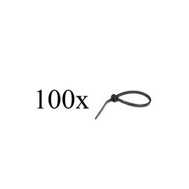 Colliers de Serrage Normaux 7,6Po 50Lb - Noir