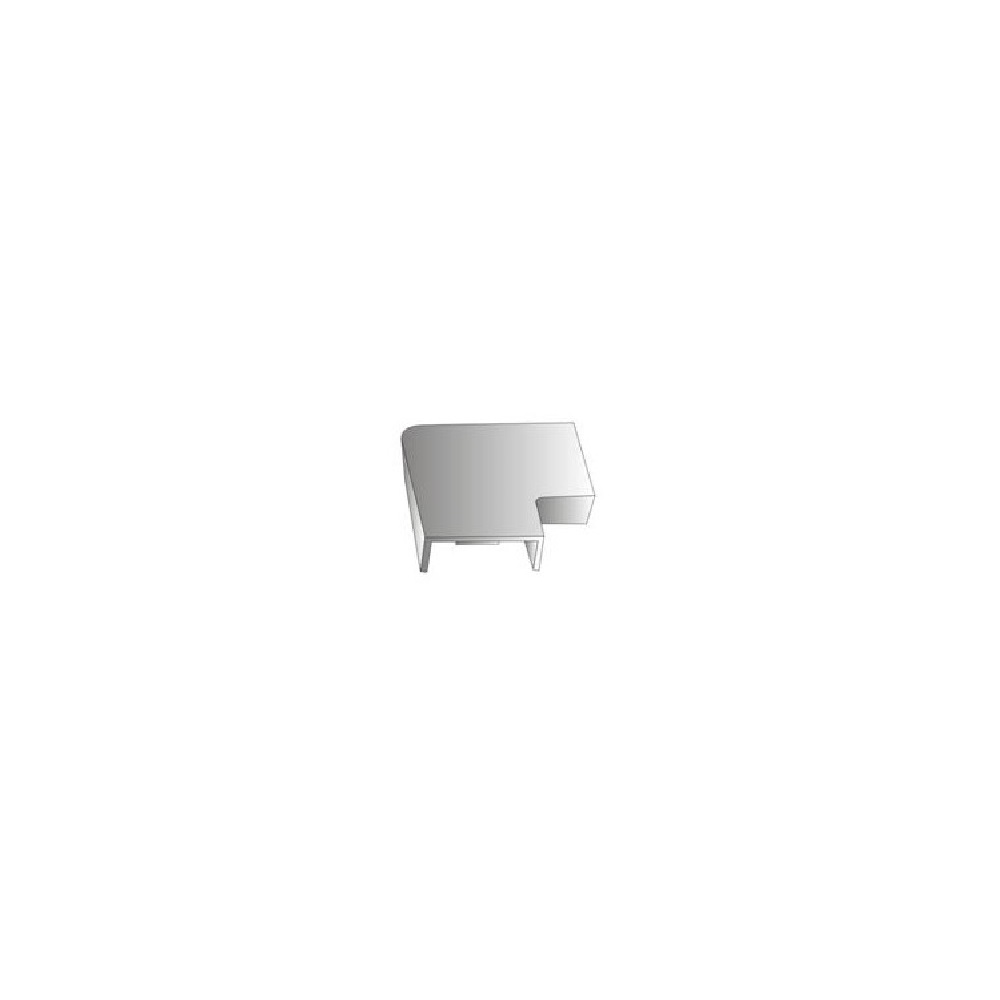 Wiring Duct Flat Angle 60x22mm - White
