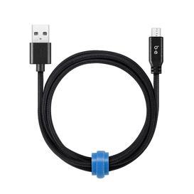 Braided Micro USB 4' - Black