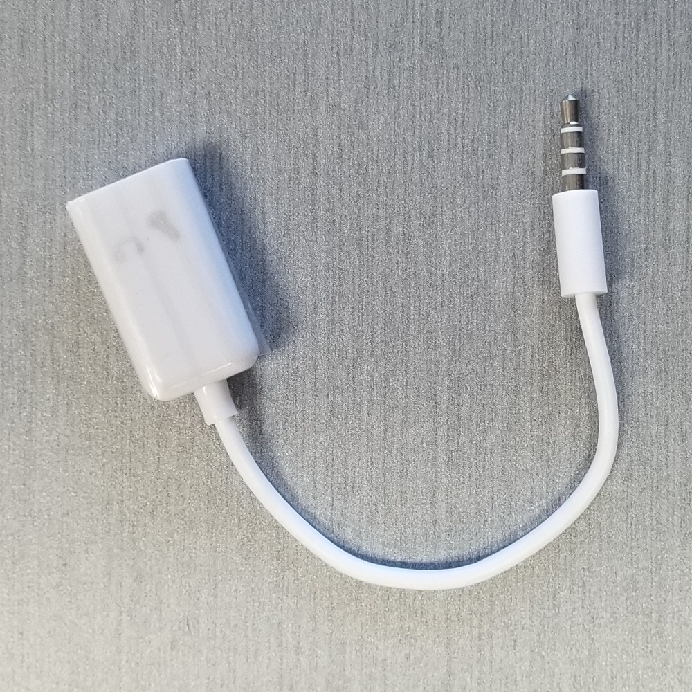 Y Adapter 1/8 Male to Headphones/Mic