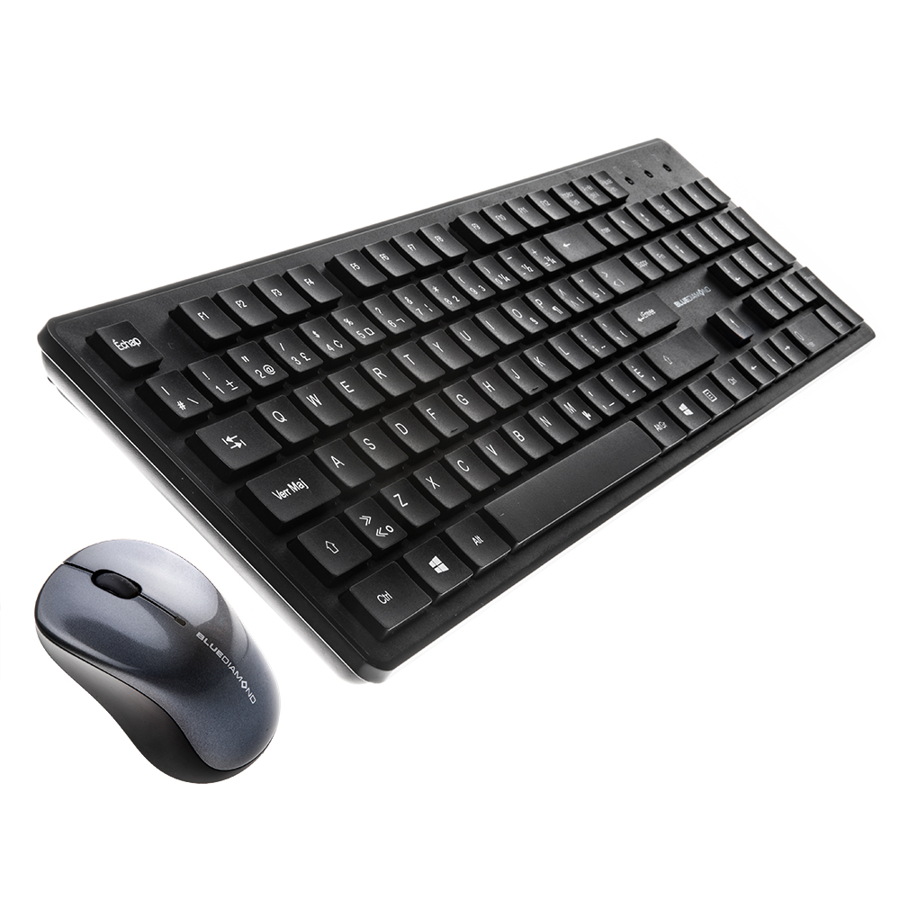 Combo Clavier Fr + Souris Sans Fil
