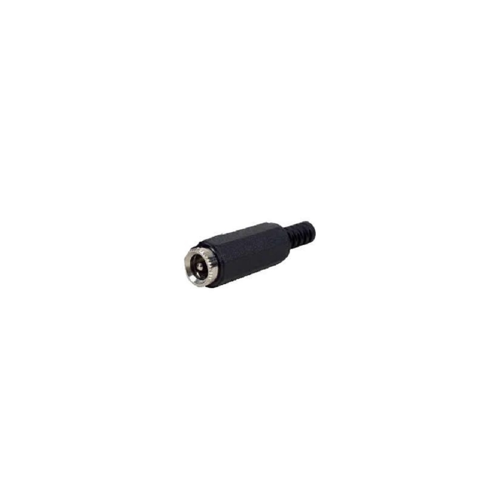 Inline 2.5mm DC Power Jack with Strain Relief