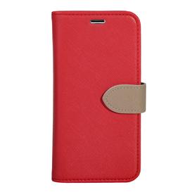 Étui 2 en 1 Folio Rouge/Butterum pour iPhone XS / X