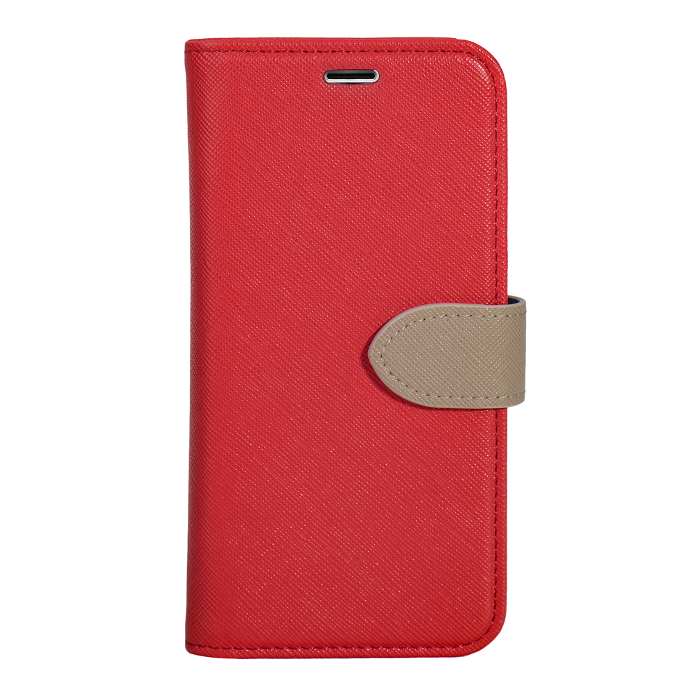 2 in 1 Folio Case Red/Butterum for iPhone XS/X
