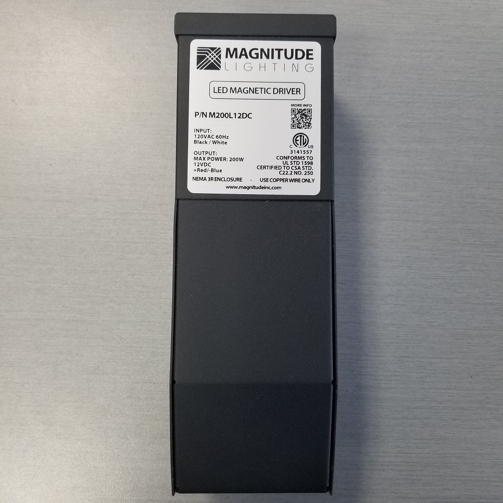 Magnetic Dimmable Transformer 200W 12VDC