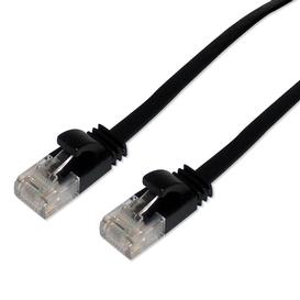 Câble Réseau Plat Cat6 - Noir