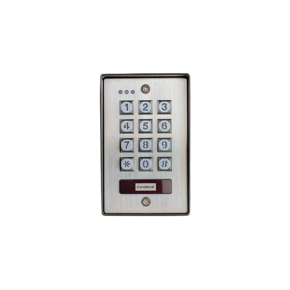 Vandal Resistant Outdoor Access Control Keypad with Proximity Reader