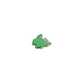 Bornier à montage sur rail DIN, 2 Voies, 22 AWG, 10 AWG, 6 mm², Par vis