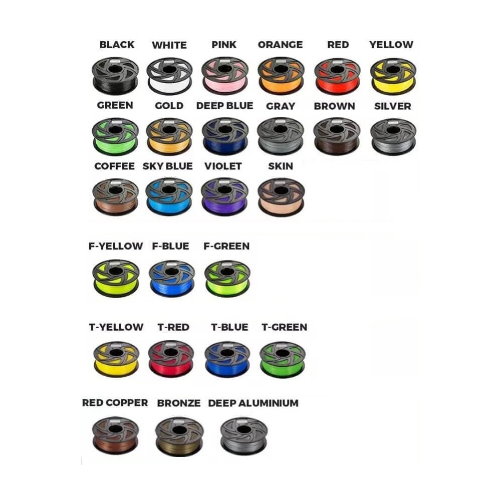 1.75mm PLA 3D Printer Filament Accuracy +/- 0.01mm 1kg