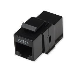 Cat5e Inline Coupler, Keystone Type - Black