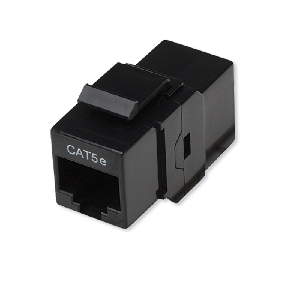 Coupleur Cat5E Type Keystone -  Noir