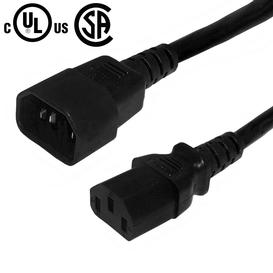 Monitor to CPU Power Cord IEC-C13 to IEC-C14 3.5FT
