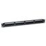24 Port Cat6 Patch Panel 1u - Black