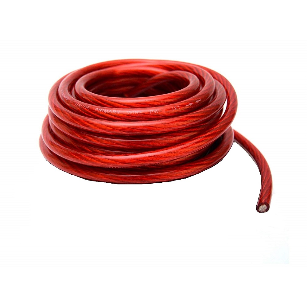 Power Cable 2 AWG 100' - Red