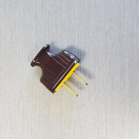 Fiche Électrique AC 15A 125V - Brun Foncé