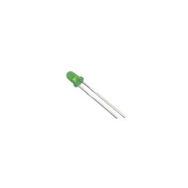 1000-Pack LED 5mm Green 3VDC 600-1200MCD