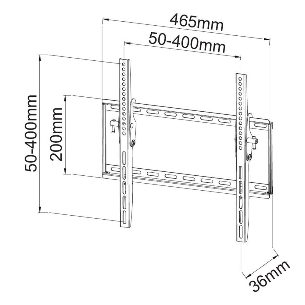 Techly Tilting Wall Mount - 32-55in