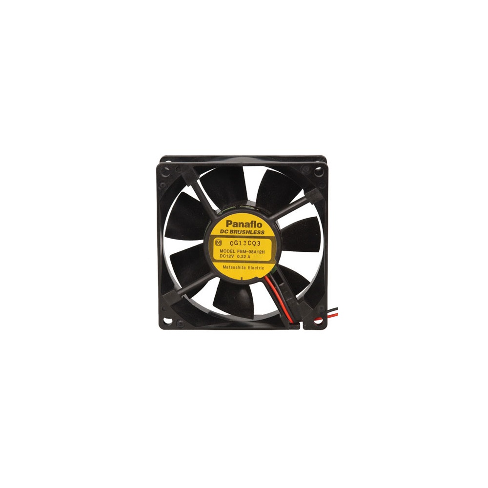 Fan 12VDC 39.6CFM 80X80X25 2.64W Sleeve Bearings 12