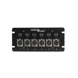 Panneau Mural/Plafond à 6 Ports XLR 1/4