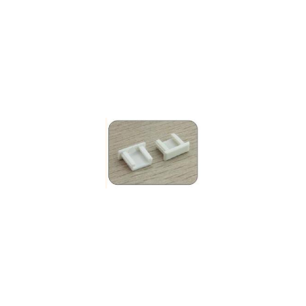 End Cap without Hole for Aluminum Track - Sold Per Unit