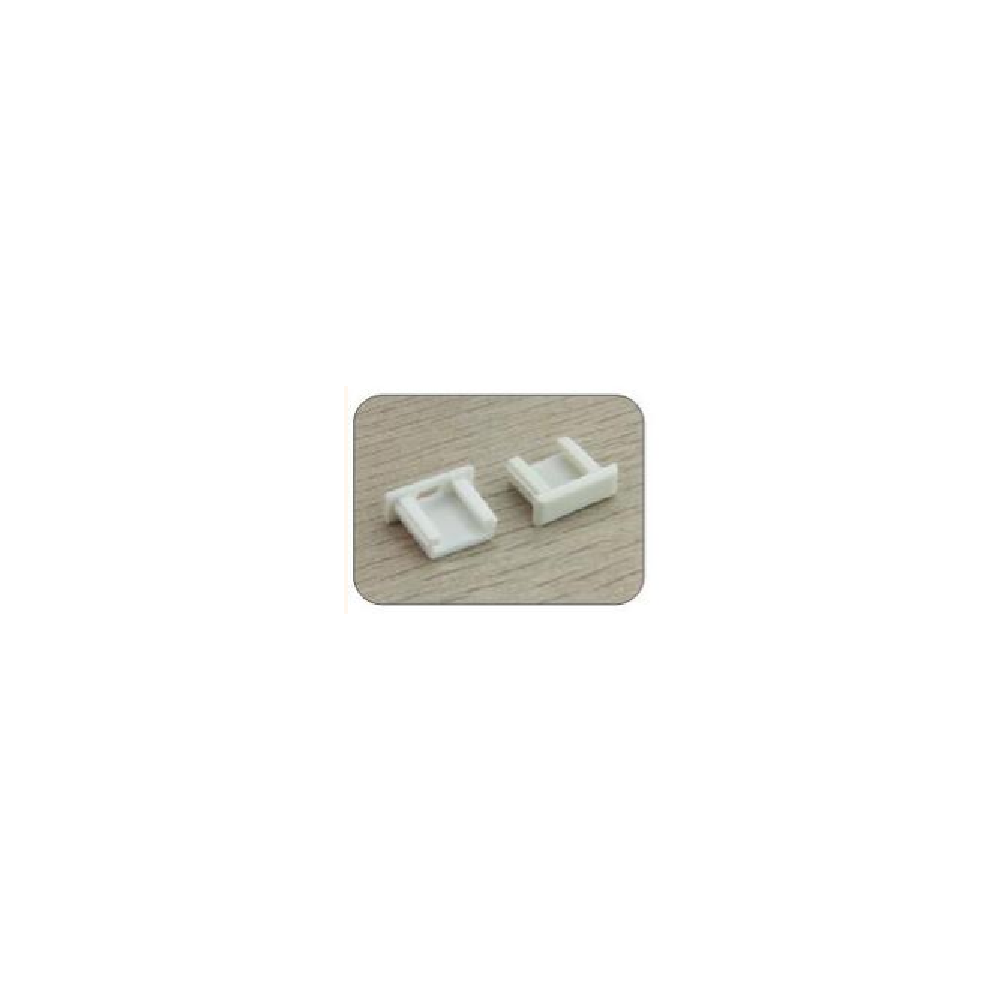End Cap with Hole for Aluminium Track - Sold Per unit