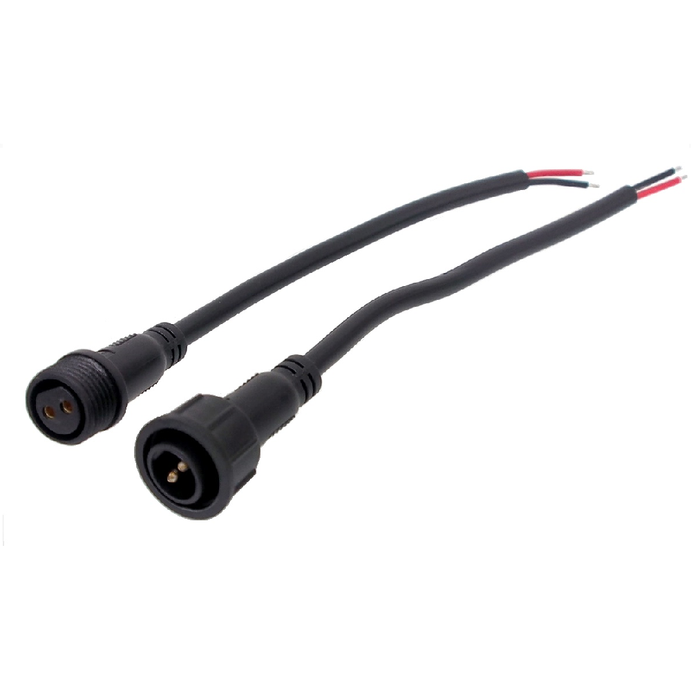 2/18AWG Electrical Watherproof Connector M/F
