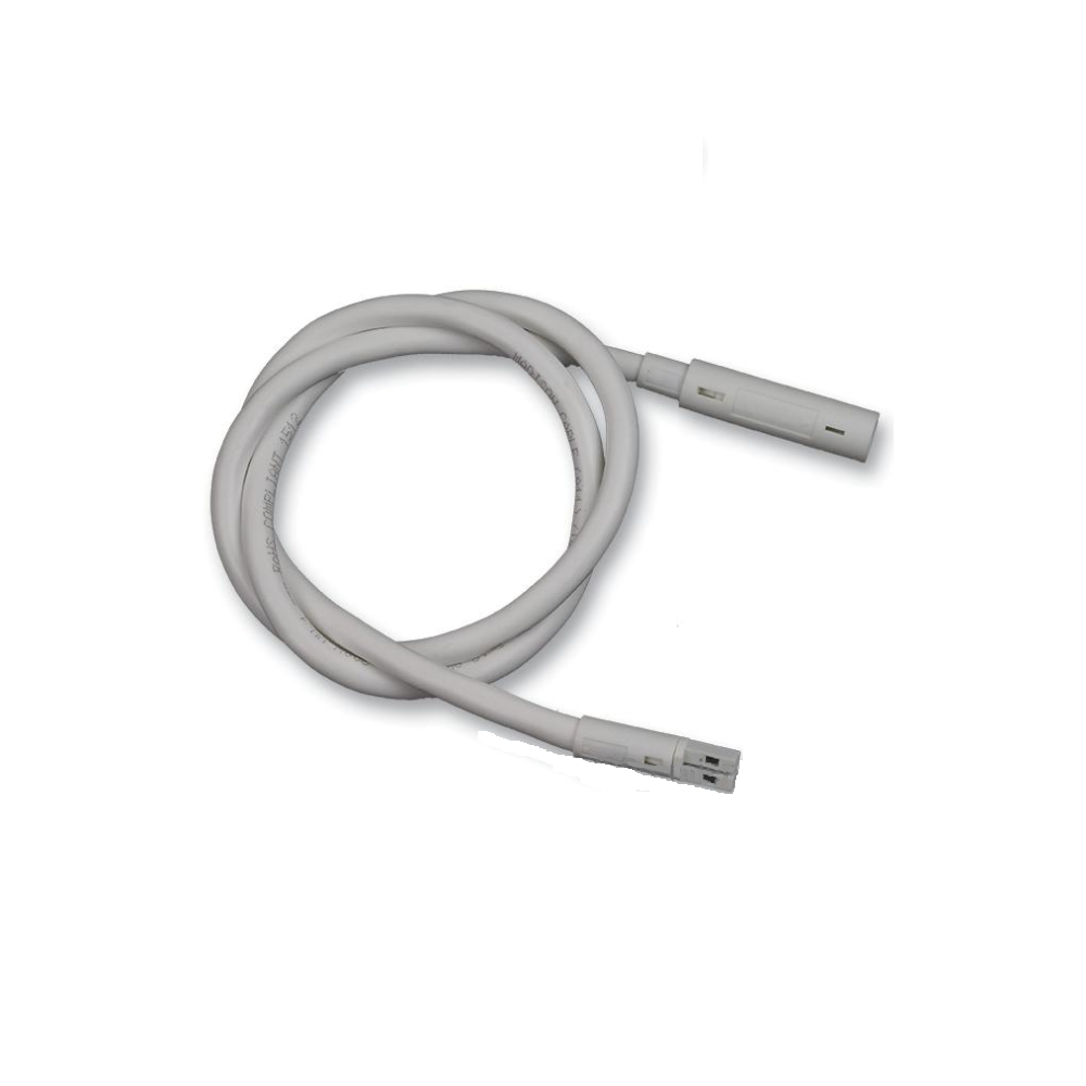 Cable Assembly HV-3 S-Line Plug to HV-3 S-Line Outlet 2ft 610mm White SVT Type