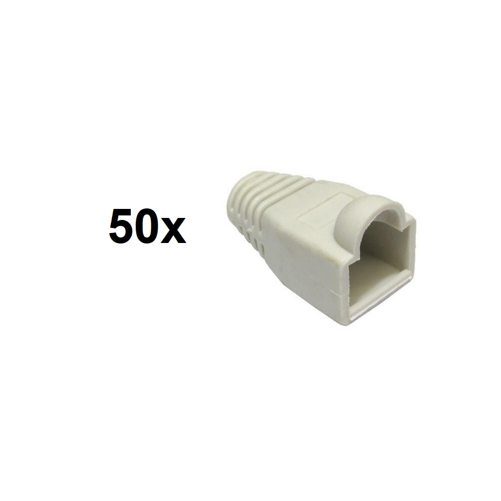 Paquet de 50 Identificateurs de RJ45 - Blanc