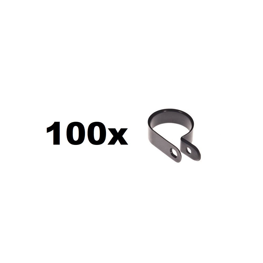 100-Pack Cable Clamps .375 3/8