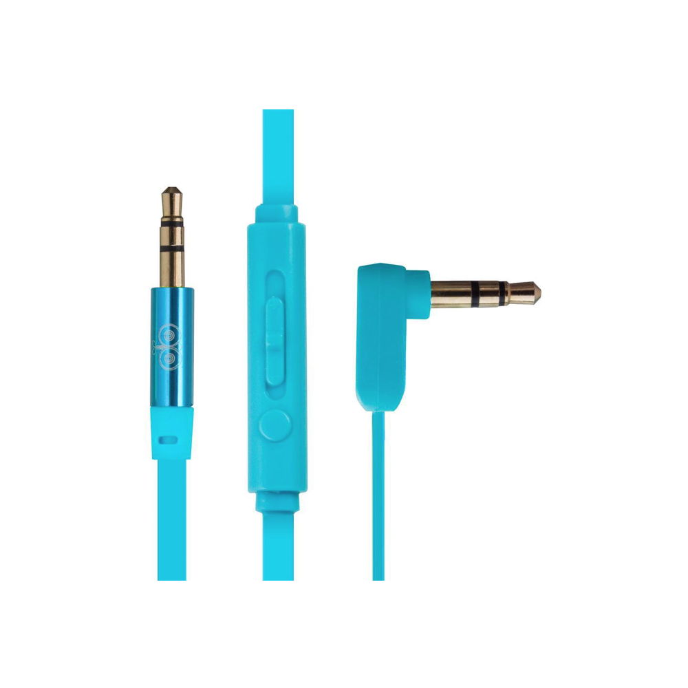 Câble 3.5mm à 3.5mm Angle Droit 3'